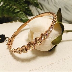 GIVENCHY Round Crystal Bangle